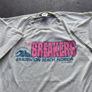 Breakers Florida 90s Surf Single Stich Tee Size XL